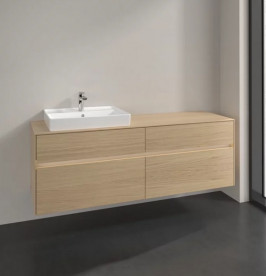 Тумба под раковину Villeroy & Boch Collaro 160х50 см с подсветкой ДСП северный дуб C022B0VJ