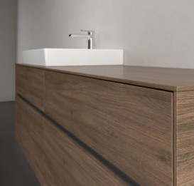 Тумба під раковину Villeroy & Boch Collaro 160х50 см із підсвічуванням ДСП дуб аризона C022B0VH