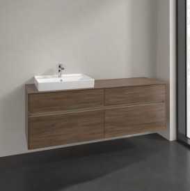 Тумба під раковину Villeroy & Boch Collaro 160х50 см із підсвічуванням ДСП дуб аризона C022B0VH