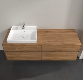 Тумба под раковину Villeroy & Boch Collaro 160х50 см с подсветкой ДСП дуб канзас C022B0RH