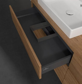 Тумба под раковину Villeroy & Boch Collaro 160х50 см с подсветкой ДСП дуб канзас C022B0RH