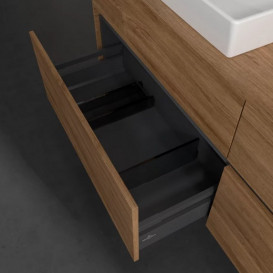 Тумба под раковину Villeroy & Boch Collaro 160х50 см с подсветкой ДСП дуб канзас C022B0RH