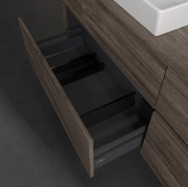 Тумба под раковину Villeroy & Boch Collaro 160х50 см с подсветкой ДСП каменный дуб C022B0RK