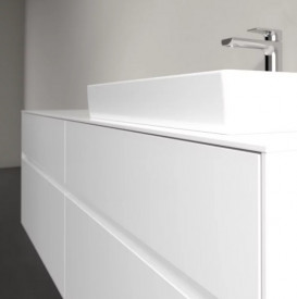 Тумба под раковину Villeroy & Boch Collaro 160х50 см с подсветкой ДСП матовый белый C023B0MS