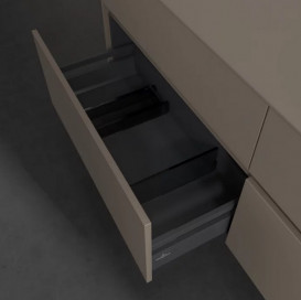 Тумба під раковину Villeroy & Boch Collaro 160х50 см із підсвічуванням ДСП трюфель сірий C023B0VG