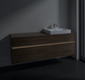 Тумба під раковину Villeroy & Boch Collaro 160х50 см із підсвічуванням ДСП дуб аризона C023B0VH