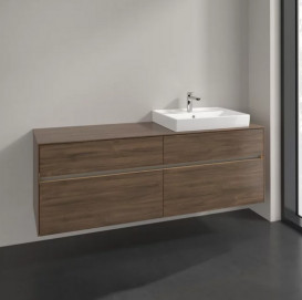 Тумба під раковину Villeroy & Boch Collaro 160х50 см із підсвічуванням ДСП дуб аризона C023B0VH