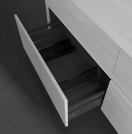 Тумба под раковину Villeroy & Boch Collaro 160х50 см с подсветкой ДСП белое дерево C023B0E8