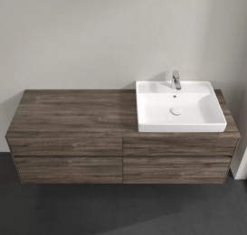 Тумба під раковину Villeroy & Boch Collaro 160х50 см із підсвічуванням ДСП кам'яний дуб C023B0RK