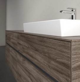 Тумба під раковину Villeroy & Boch Collaro 160х50 см із підсвічуванням ДСП кам'яний дуб C023B0RK