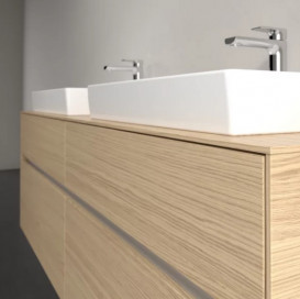 Тумба под раковину Villeroy & Boch Collaro 160х50 см с подсветкой ДСП северный дуб C024B0VJ