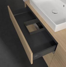 Тумба под раковину Villeroy & Boch Collaro 160х50 см с подсветкой ДСП северный дуб C024B0VJ