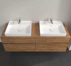 Тумба под раковину Villeroy & Boch Collaro 160х50 см с подсветкой ДСП дуб канзас C024B0RH