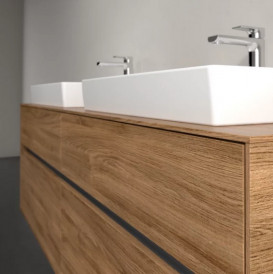 Тумба под раковину Villeroy & Boch Collaro 160х50 см с подсветкой ДСП дуб канзас C024B0RH