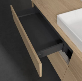 Тумба под раковину Villeroy & Boch Collaro 160х50 см с подсветкой ДСП северный дуб C025B0VJ