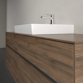 Тумба под раковину Villeroy & Boch Collaro 160х50 см с подсветкой ДСП дуб аризона C025B0VH