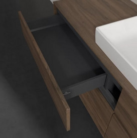 Тумба под раковину Villeroy & Boch Collaro 160х50 см с подсветкой ДСП дуб аризона C025B0VH