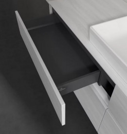 Тумба під раковину Villeroy & Boch Collaro 160х50 см із підсвічуванням ДСП біле дерево C025B0E8