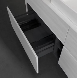 Тумба під раковину Villeroy & Boch Collaro 160х50 см із підсвічуванням ДСП біле дерево C025B0E8