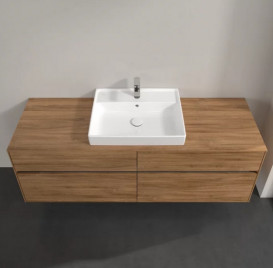 Тумба под раковину Villeroy & Boch Collaro 160х50 см с подсветкой ДСП дуб канзас C025B0RH