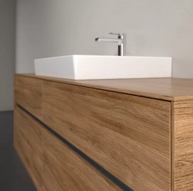 Тумба под раковину Villeroy & Boch Collaro 160х50 см с подсветкой ДСП дуб канзас C025B0RH