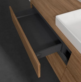 Тумба под раковину Villeroy & Boch Collaro 160х50 см с подсветкой ДСП дуб канзас C025B0RH