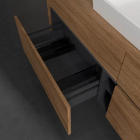 Тумба под раковину Villeroy & Boch Collaro 160х50 см с подсветкой ДСП дуб канзас C025B0RH