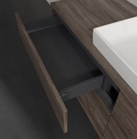 Тумба під раковину Villeroy & Boch Collaro 160х50 см із підсвічуванням ДСП кам'яний дуб C025B0RK