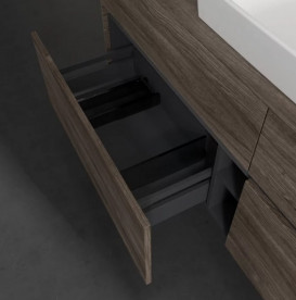 Тумба під раковину Villeroy & Boch Collaro 160х50 см із підсвічуванням ДСП кам'яний дуб C025B0RK