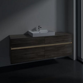 Тумба під раковину Villeroy & Boch Collaro 160х50 см із підсвічуванням ДСП кам'яний дуб C025B0RK