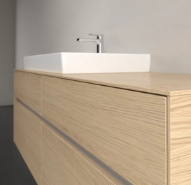 Тумба под раковину Villeroy & Boch Collaro 160х50 см с подсветкой ДСП северный дуб C026B0VJ