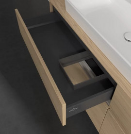 Тумба под раковину Villeroy & Boch Collaro 160х50 см с подсветкой ДСП северный дуб C026B0VJ