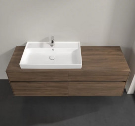 Тумба под раковину Villeroy & Boch Collaro 160х50 см с подсветкой ДСП дуб аризона C026B0VH