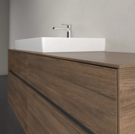 Тумба под раковину Villeroy & Boch Collaro 160х50 см с подсветкой ДСП дуб аризона C026B0VH