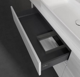 Тумба під раковину Villeroy & Boch Collaro 160х50 см із підсвічуванням ДСП біле дерево C026B0E8