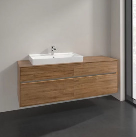 Тумба під раковину Villeroy & Boch Collaro 160х50 см із підсвічуванням ДСП дуб канзас C026B0RH