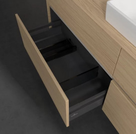 Тумба під раковину Villeroy & Boch Collaro 160х50 см із підсвічуванням ДСП північний дуб C027B0VJ