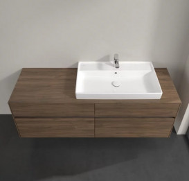 Тумба под раковину Villeroy & Boch Collaro 160х50 см с подсветкой ДСП дуб аризона C027B0VH