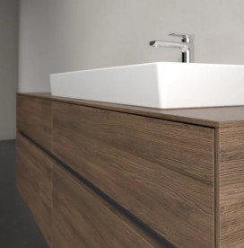 Тумба под раковину Villeroy & Boch Collaro 160х50 см с подсветкой ДСП дуб аризона C027B0VH