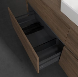 Тумба под раковину Villeroy & Boch Collaro 160х50 см с подсветкой ДСП дуб аризона C027B0VH