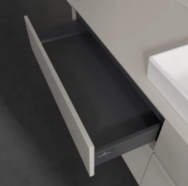 Тумба під раковину Villeroy & Boch Collaro 160х50 см із підсвічуванням ДСП м'який сірий C027B0VK