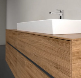 Тумба під раковину Villeroy & Boch Collaro 160х50 см із підсвічуванням ДСП дуб канзас C027B0RH