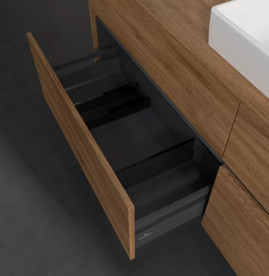 Тумба під раковину Villeroy & Boch Collaro 160х50 см із підсвічуванням ДСП дуб канзас C027B0RH