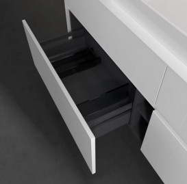 Тумба под раковину Villeroy & Boch Collaro 160х50 см с подсветкой ДСП матовый белый C028B0MS