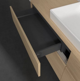 Тумба під раковину Villeroy & Boch Collaro 160х50 см із підсвічуванням ДСП північний дуб C028B0VJ