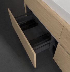 Тумба під раковину Villeroy & Boch Collaro 160х50 см із підсвічуванням ДСП північний дуб C028B0VJ