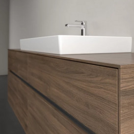 Тумба под раковину Villeroy & Boch Collaro 160х50 см с подсветкой ДСП дуб аризона C028B0VH