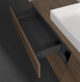 Тумба под раковину Villeroy & Boch Collaro 160х50 см с подсветкой ДСП дуб аризона C028B0VH