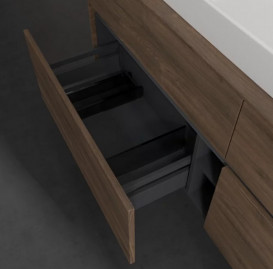 Тумба под раковину Villeroy & Boch Collaro 160х50 см с подсветкой ДСП дуб аризона C028B0VH