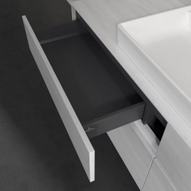 Тумба під раковину Villeroy & Boch Collaro 160х50 см із підсвічуванням ДСП біле дерево C028B0E8